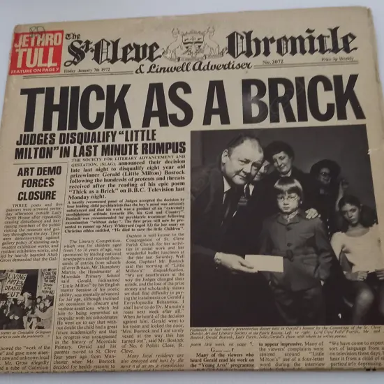 Jethro Tull, Thick As A Brick